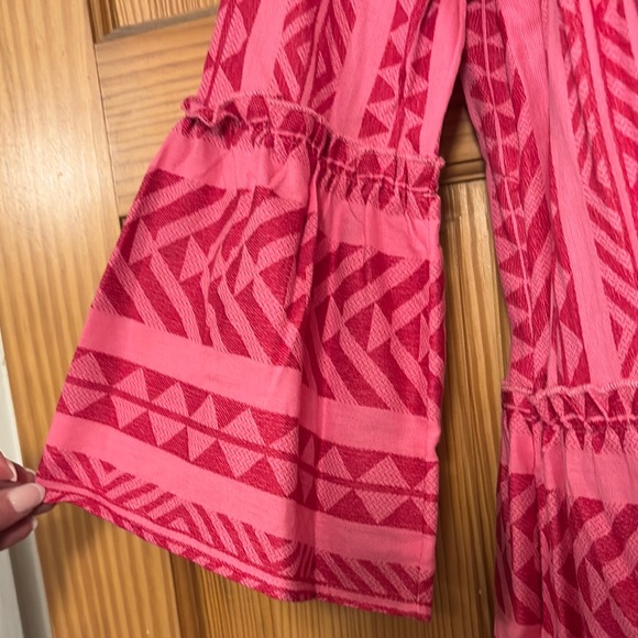 Beach Pink Geometric Dress - Picture 3 of 4
